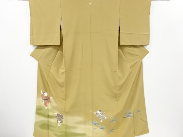 JAPANESE KIMONO / IRO-TOMESODE / UNUSED / ARTIST WORK